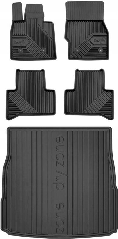 SET 77 Gummimatten und Fußmatten ALFA ROMEO STELVIO ab 2016-