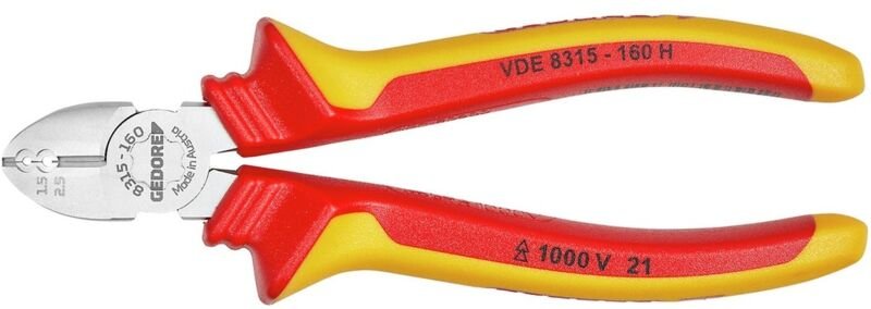 Vde 8315-160 h VDE-Abisolier-Seitenschneider 160 mm