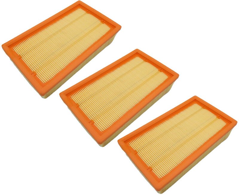 3x Trade-shop Flachfalten-Filter Lamellenfilter für Dewalt D27901 D279015 D27902 D279025 D27902M Flex S36 S36M S47 S47M ...