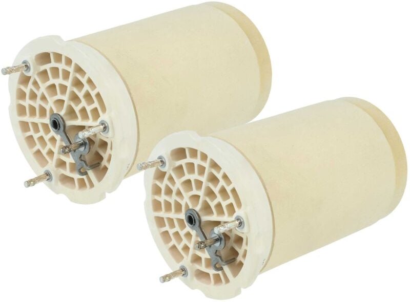 vhbw 2x Heizelement kompatibel mit Leister LHS 61L Premium, 61L Classic Heißluftschweißpistole - 16000 W, Keramik Heizke...
