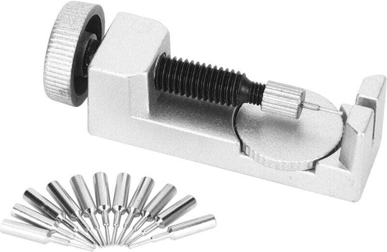 Uhrenarmband-Entfernungsset, Werkzeug zum Entfernen von Uhrenarmbandstiften mit 12 zusätzlichen Stiftaustreibern