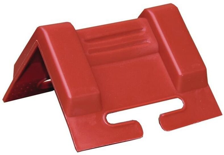 Kantenschutzwinkel Schenkellänge 95 x 95 mm rot mit Schlitz 10 St./Set