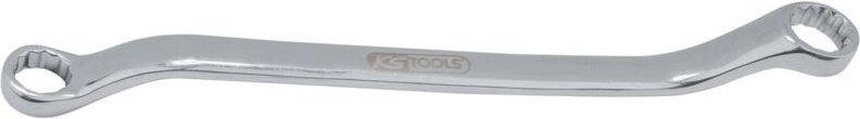 KS Tools EDELSTAHL Doppel-Ringschlüssel, gekröpft, 22x24 mm