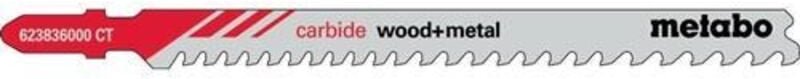 Metabo - Stichsägeblätter 'carbide wood + metal' 108/3,5-5mm 3 Stück (623836000)