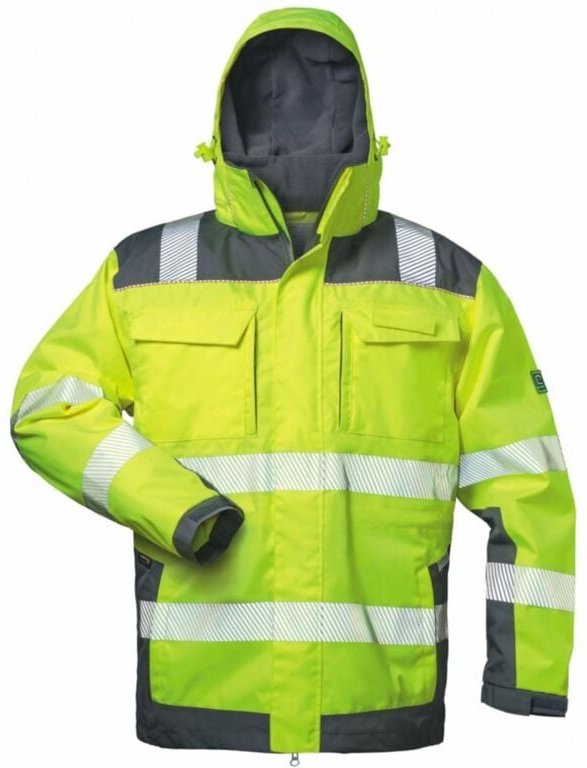 Gr .4XL (70/72) RUFUS 2IN1 WARNSCHUTZJACKE GELB/GRAU gelb RUFUS 2IN1 HIGH VI