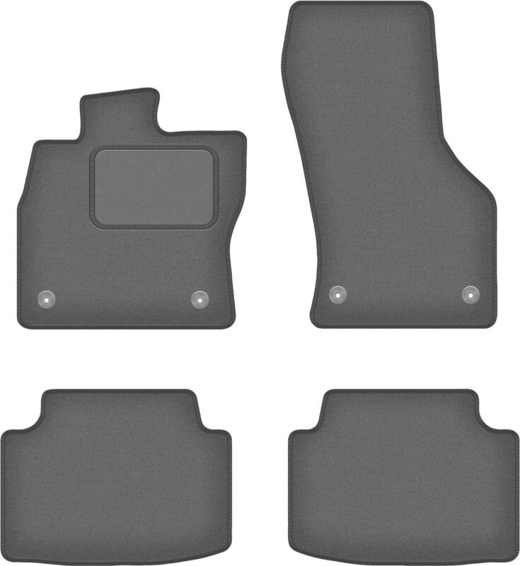 Graphit-Fußmatten für: Volkswagen Golf Sportsvan Minivan (2014-)