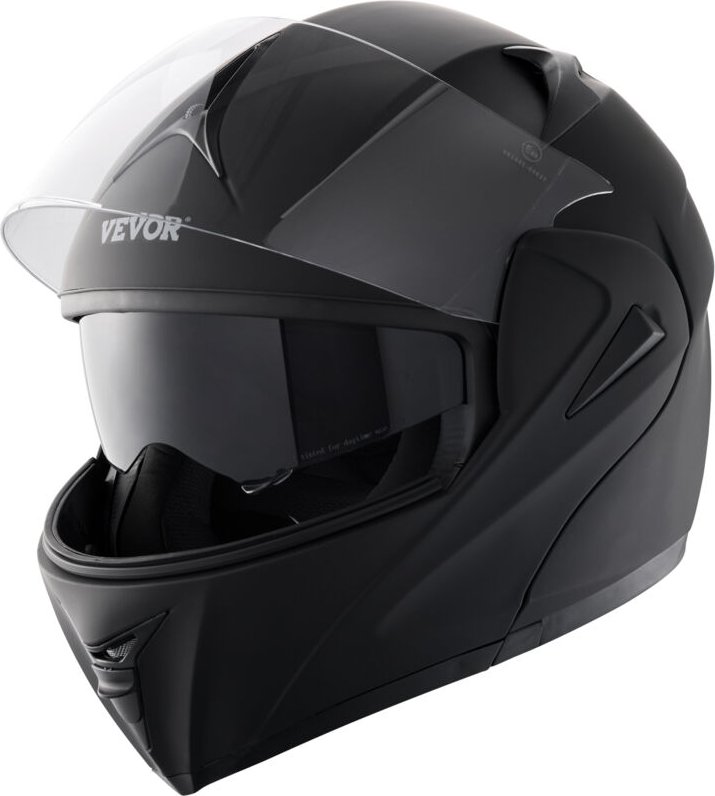 Motorradhelm ohne Maske Helmgröße 57-58 cm, abs Helme mit hoher Dichte & Bluetooth-Schlitz & Wechselglas Größe m DOT-gep...