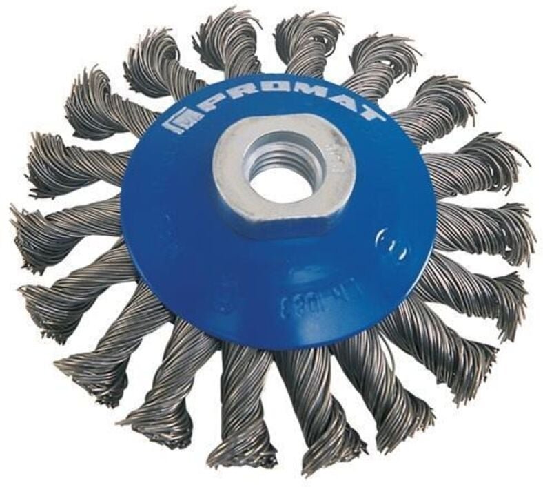 AMF - Kegelbürste ø 100 mm Drahtstärke 0,35 mm va 13 mm 12500 min-¹