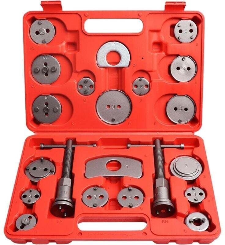 22-teiliger professioneller Scheibenbremssattel-Werkzeugsatz, Werkzeug für Mechaniker