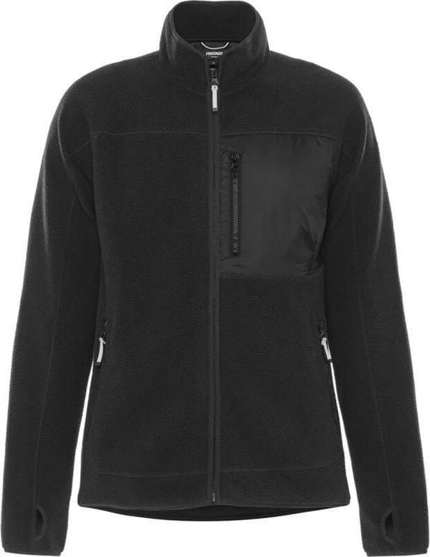 FRISTADS 300892-940 Argon Micro Webpelz-Fleecejacke Damen Gr.XS Schwarz