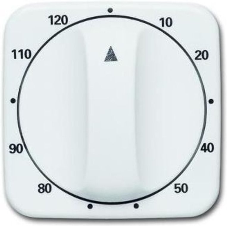 Busch-Jaeger Abdeckung Zeitschaltuhr 120 Min,alpinweiß 1771-214-103