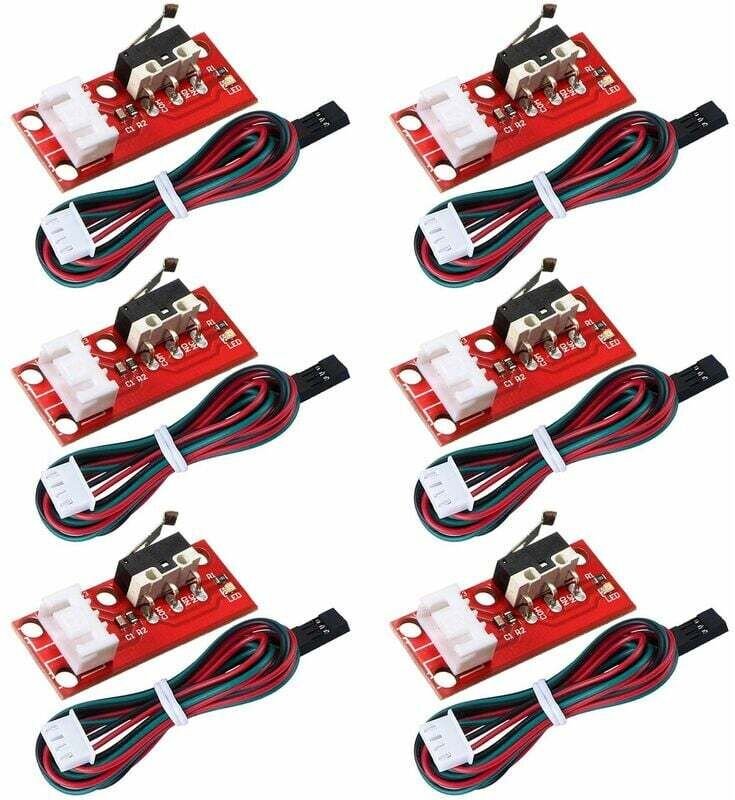 ZVD-6 Pcs Mechanische Endschalter End Stop für 3D Drucker RepRap Prusa Mendel CNC Arduino Mega 2560 RAMPS 1,4