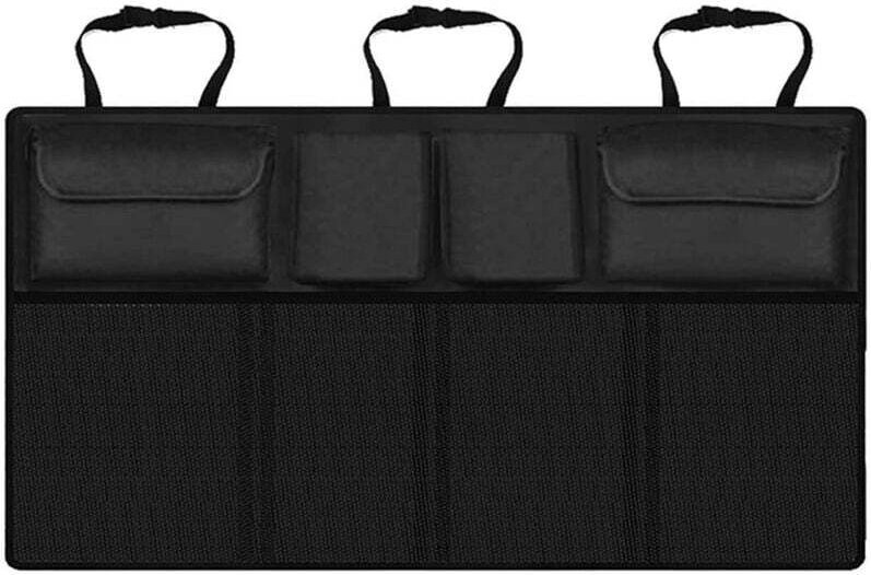 Auto aufbewahrungstasche mit 8 taschen - schwarz