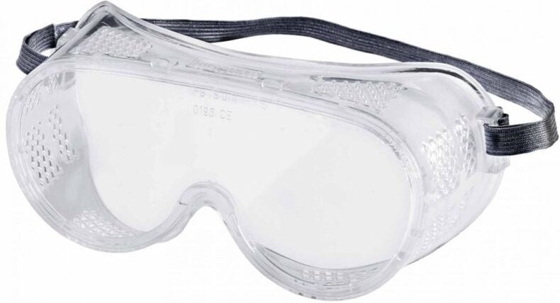 Vollsichtbrille Belüftung durch gelochten Rahmen Arbeitskleidung