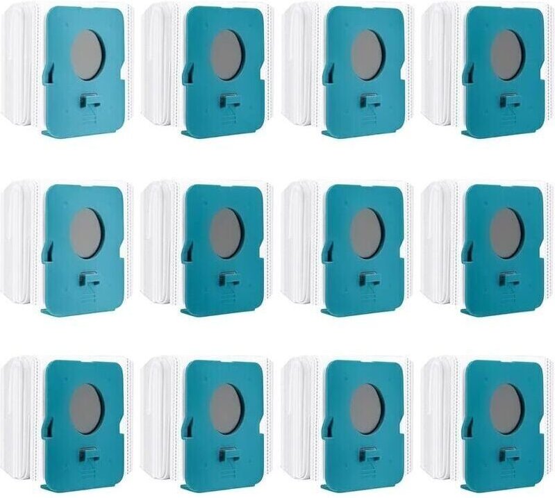 12 Pièces Sac à Poussière Clean Station pour samsung bespoke VS20A95923W, Sacs de Rechange pour Aspirateur, Sacs d'Aspir...