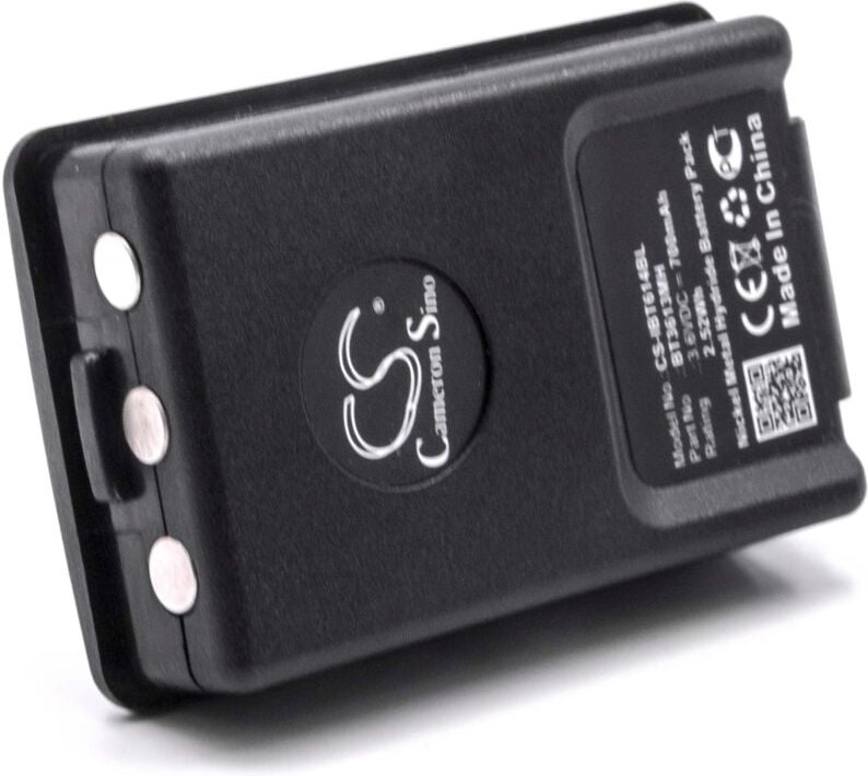 Vhbw - 1x Akku kompatibel mit Itowa Tunner Industrie-Funkfernsteuerung Fernbedienung (700 mAh, 3,6 v, NiMH) - Schwarz