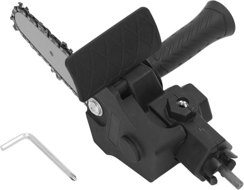 Bohrmaschinen-zu-Säge-Adapter, robuster und leichter rutschfester Sägekopf für die Holzbearbeitung (für 4-Zoll-Elektrobo...