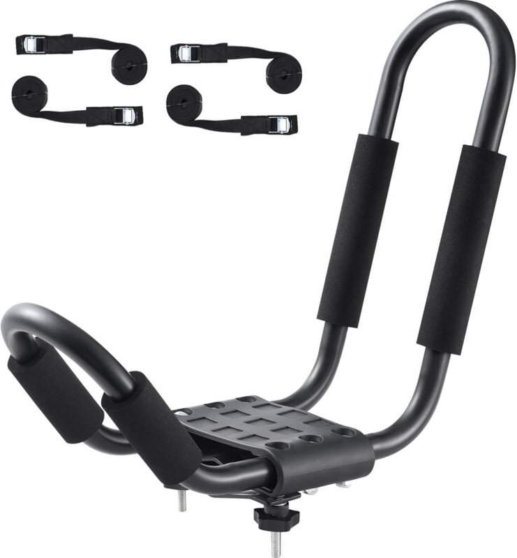 Mophorn Kajak-Dachgepäckträger 2 Paar J-Bar, Softtop-Halterung für Kajak, Kanu, SUP, Ski, SUV, LKW, legierter Stahl, Sch...