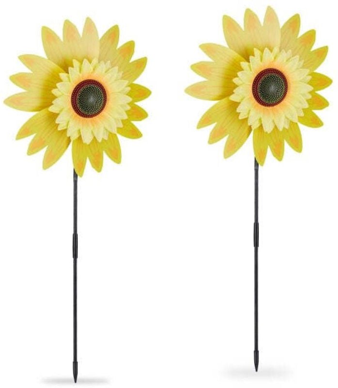 2er set windmuhle sonnenblume
