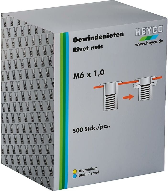 1261-52 Gewindenietensatz in Karton