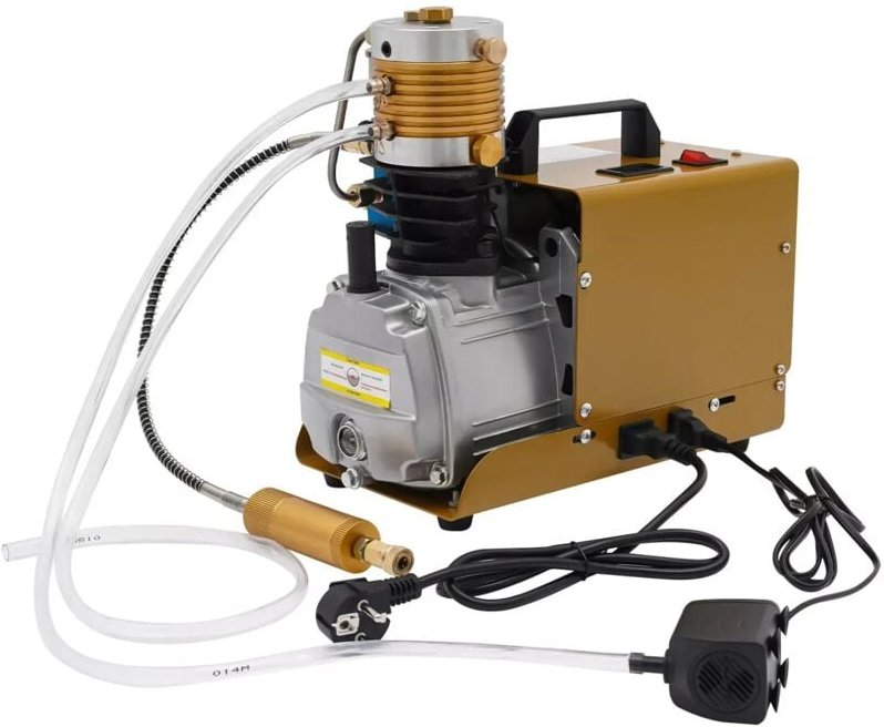 PCP Kompressor 300 Bar Elektrische Hochdruck Luftkompressor Pumpe 220V Elektrische Pumpe für Paintball und Tauchflaschen...