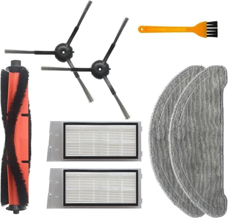 Für Eve Plus SDJ01RM Mopp Tuch Hepa-Filter Wichtigsten Pinsel