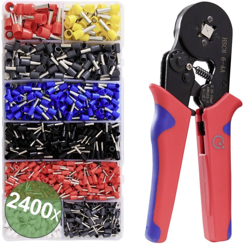 QUADRIOS Crimpzangen Set mit Aderendhülsen 22T007