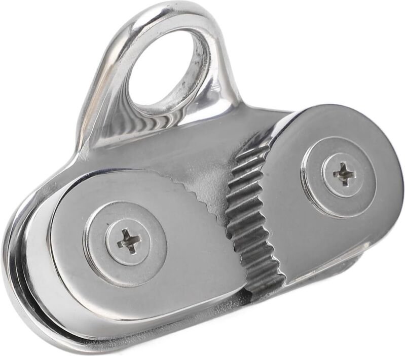 BEBUSINGOTO Nockenklemmplatte, Nockenklemmplatte aus Edelstahl 316, rostfreier Kabelführungsring, geeignet für Schiffsta...