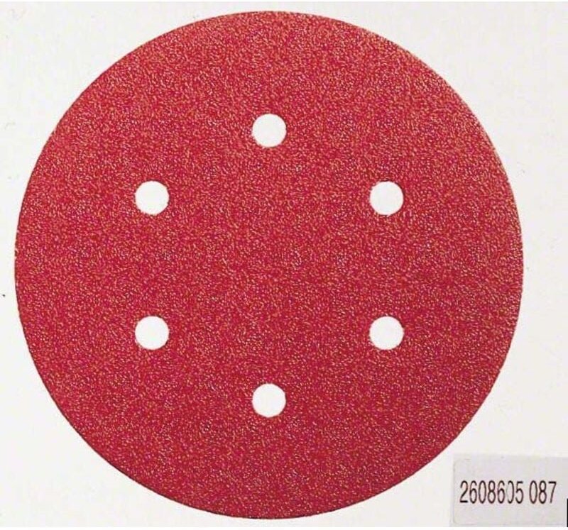 Schleifblatt C430 150 mm 60 6 Löcher Klett 5 Stk - Bosch