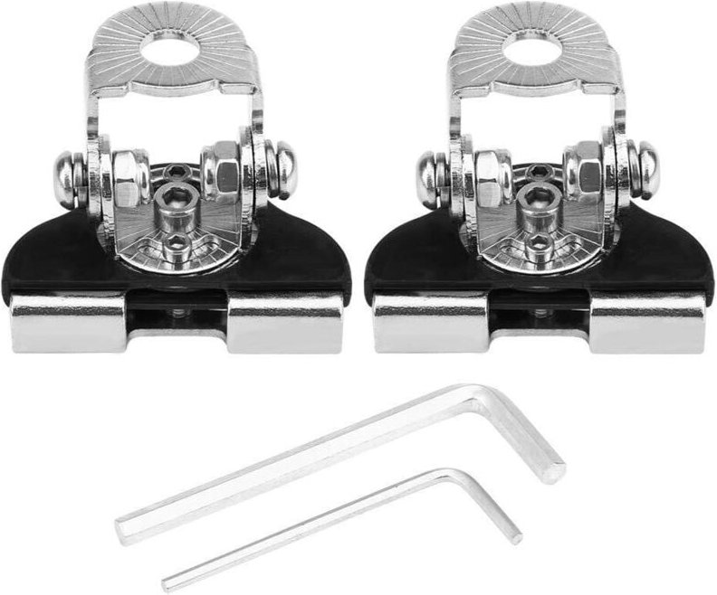 2 StüCke Universal Hauben Halterung Led Licht Leiste Halterungen Einstellbare SäUlen Halter Arbeits Edelstahl Haube für ...