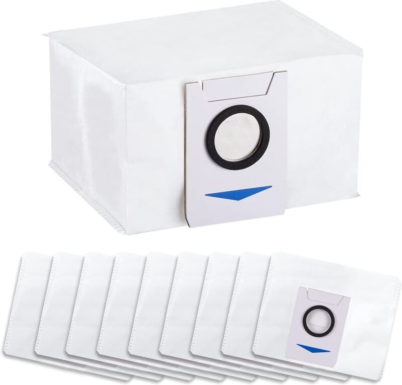 10 Stück Staubbeutel Zubehörset für Ecovacs Deebot X1 Omni / X1 e Omni / T20 Omni Absaugstation, 3L Grosse Kapazität Sta...