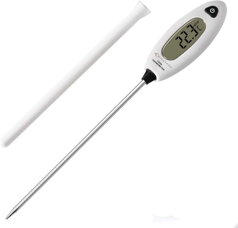 BEBUSINGOTO Küchenthermometer, Geschenk für Männer und Frauen, Weihnachten, nützliches digitales Küchenthermometer, Sond...