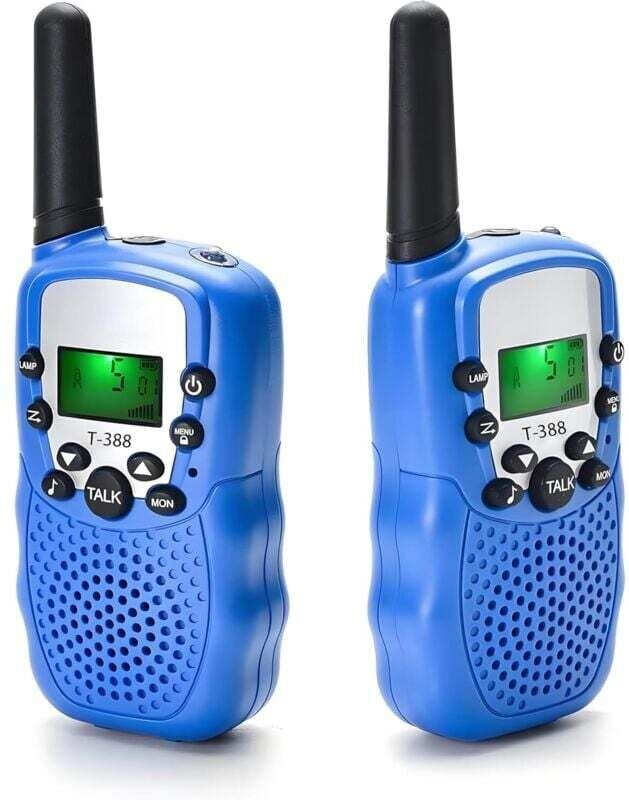 T-388 Mini radio bidirectionnelle pour enfants, convient aux garçons et aux filles, 22 canaux, fréquence FRS UHF 450-470...