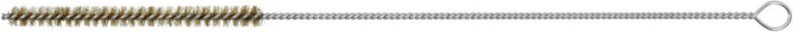 Lessmann ® - Zylinderbürste Länge 300 mm ø 8 mm 0,12 mm Messingdraht Besatzlänge 100 mm