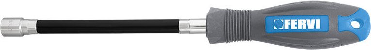 Steckschlussel mit 8 mm flexiblem Griff Fervi cbf1/08