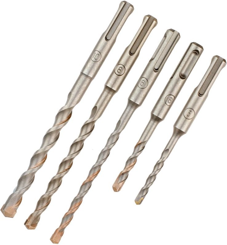 Hammerbohrer-Set 5-tlg. SDS-plus, 5 - 10 mm - Dewalt