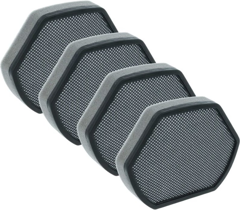 vhbw 4x Staubsaugerfilter kompatibel mit Bosch SMS50L02EU, SMS69T16EU, SMS53L88EU Staubsauger - Schaumstofffilter Schwar...