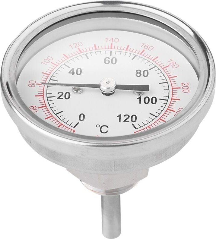 Bimetallthermometer, analoges Thermometer mit zwei Skalen, empfindliches Messgerät für Backofengrill