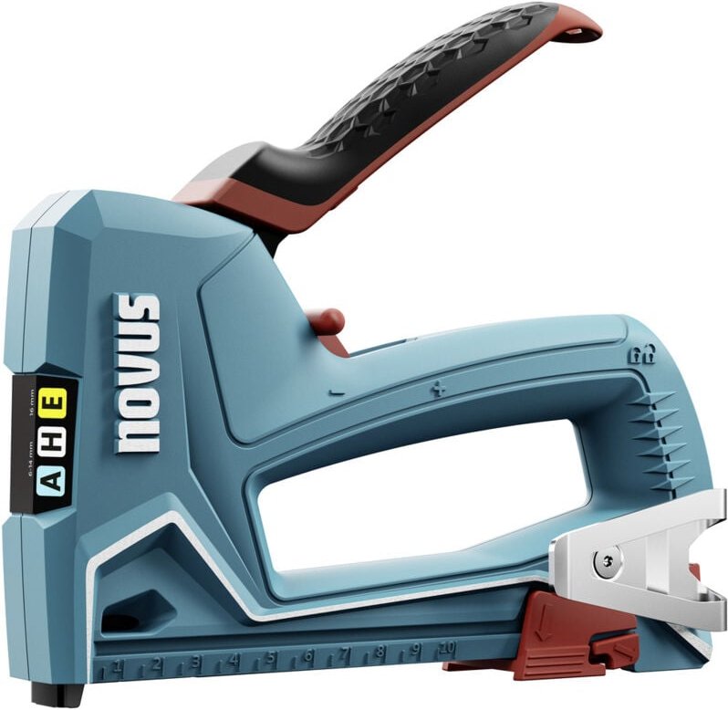 Handtacker J-50 für Feindrahtklammern bis 14 mm und Nägel bis 16 mm - Novus