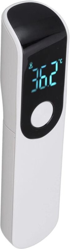 Infrarot-Thermometer, einfach zu bedienendes Thermometer, stoßfest für Hotels (Weiß)