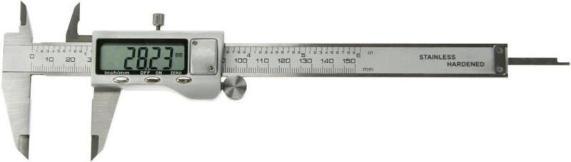 Digitaler messschieber - GROßES display - 150 mm / 6' - 0.01 mm