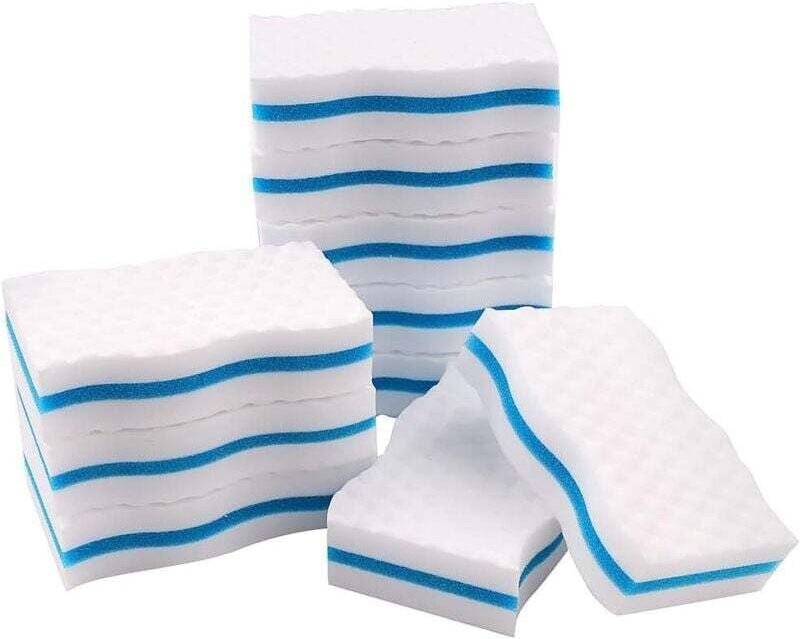 Vtizikl Lot de 10 éponges magiques en mélamine très épaisse et de haute qualité pour nettoyer les taches sur les terrass...