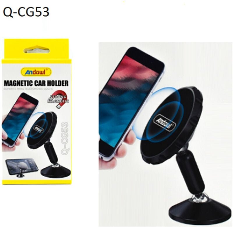 Trade Shop - MAGNETISCHE SUPPORT FÜR AUTO SUPER RESISTENT PORTA CELLULARE SMARTPHONE Q-CG53 -