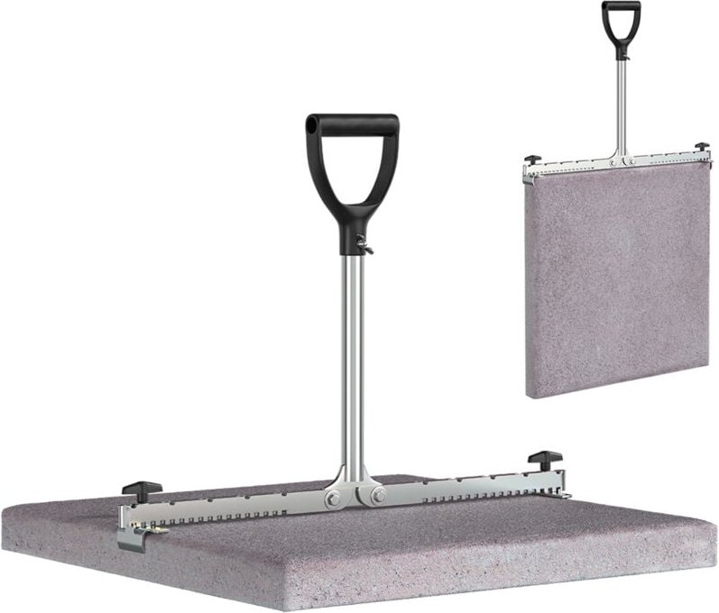 Langfit - Plattenheber 30 x 62 cm Verstellbereich bis 62 cm & 60 kg Fliesenwerkzeug