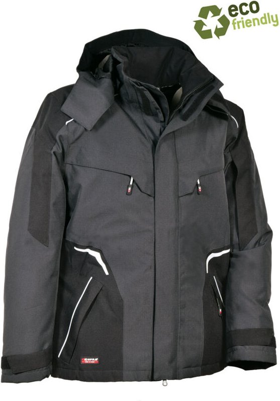 Cofra Winter-Arbeitsjacke wasserdicht Igarka 200 g/m² Grau 54