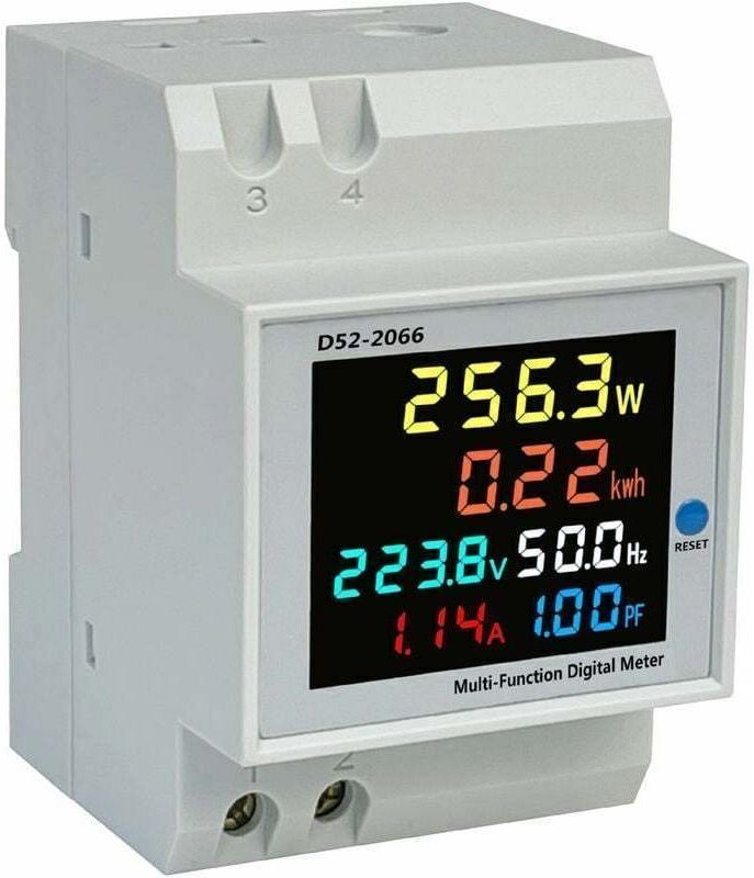 Digitaler Energiezähler AC40-300V 100A Einphasen-Stromzähler