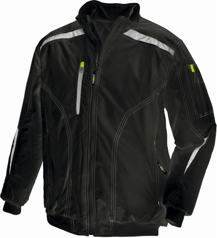 Wasserdichte Piloten-Jacke FJORD schwarz Größe 4XL