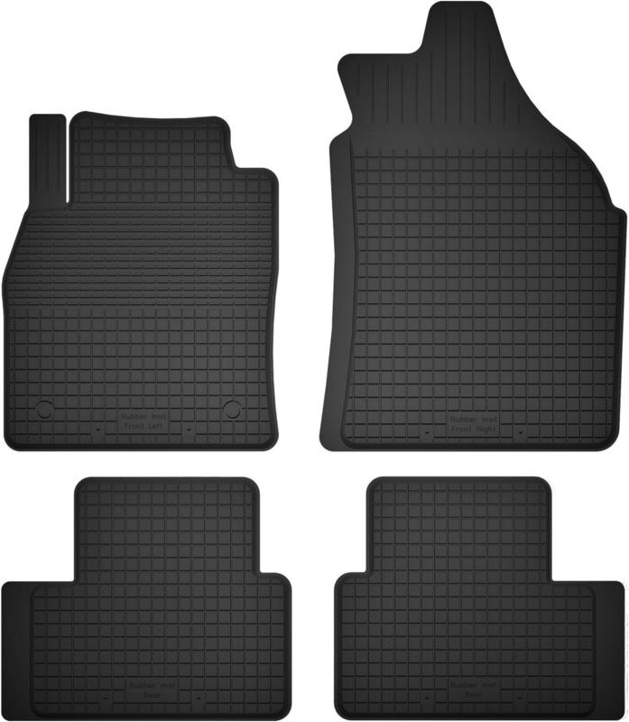 Gummi-Automatten, 4er-Set, Universalmodell: Smart ForFour II Fließheck (2014-)