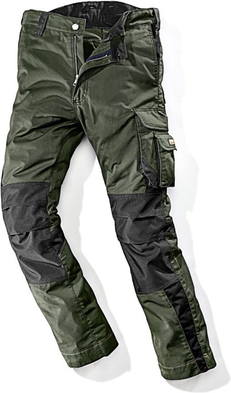 Thumbnail - Bullstar Arbeitshose worxtar (Farbe oliv/schwarz, Größe 58, mit Dehnbund)