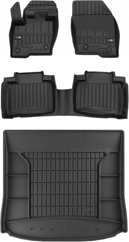 3D KIT Fußmatten und Kofferraummatte Ford Edge II ab 2016